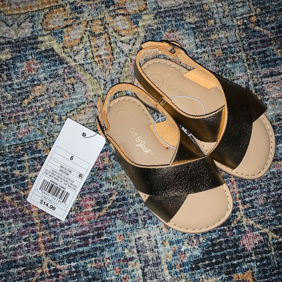 Shoes Little Girl Gold Metallic Sandals Poshmark